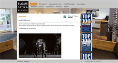 Desktop Screenshot of blome-augenoptik.de